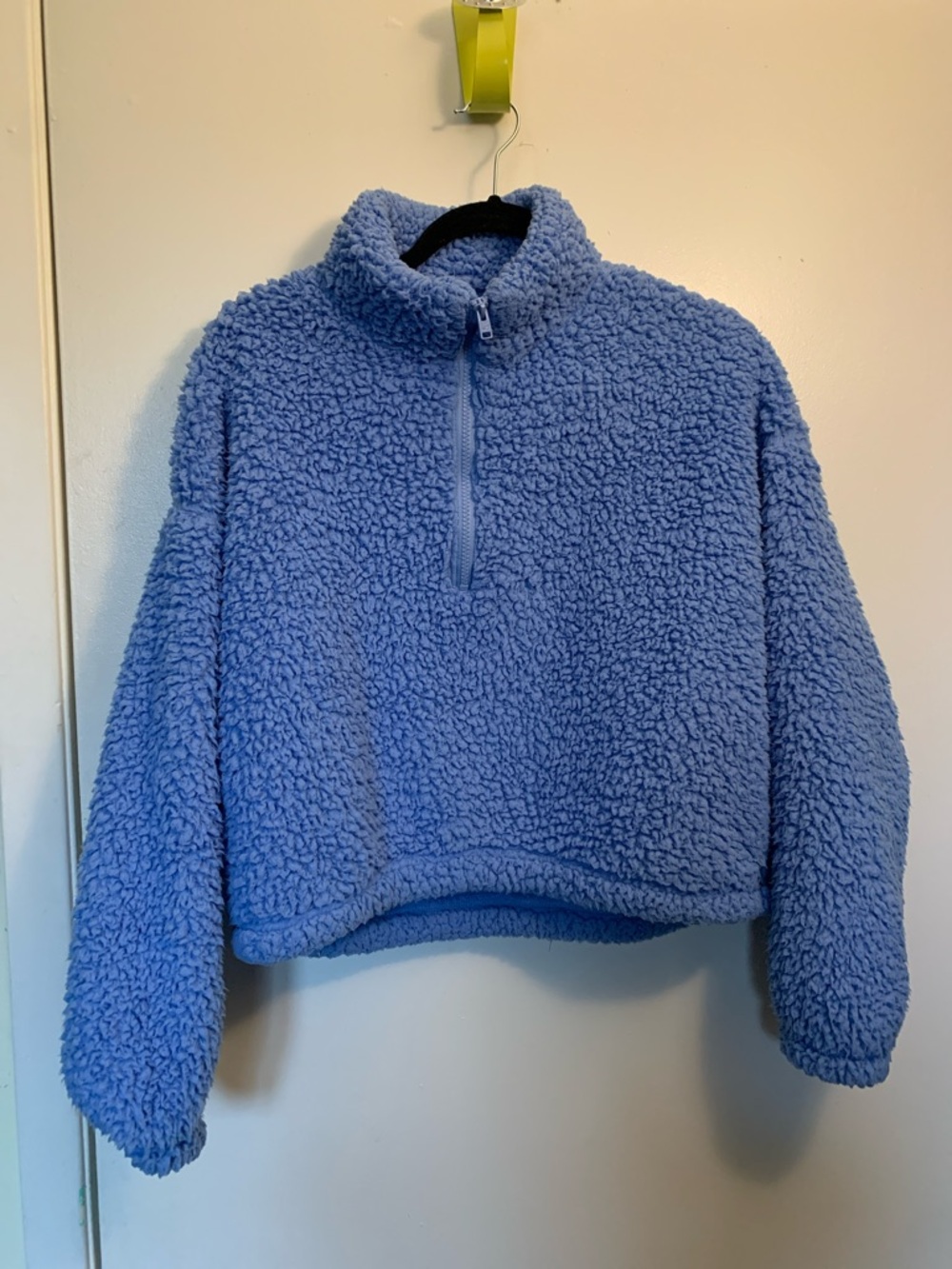 Hollister Sherpa Quarter-Zip Pullover